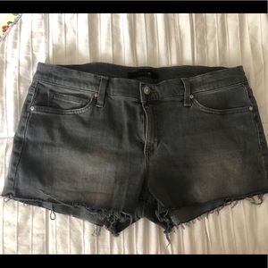 Joe’s faded black denim cutoff shorts size 32